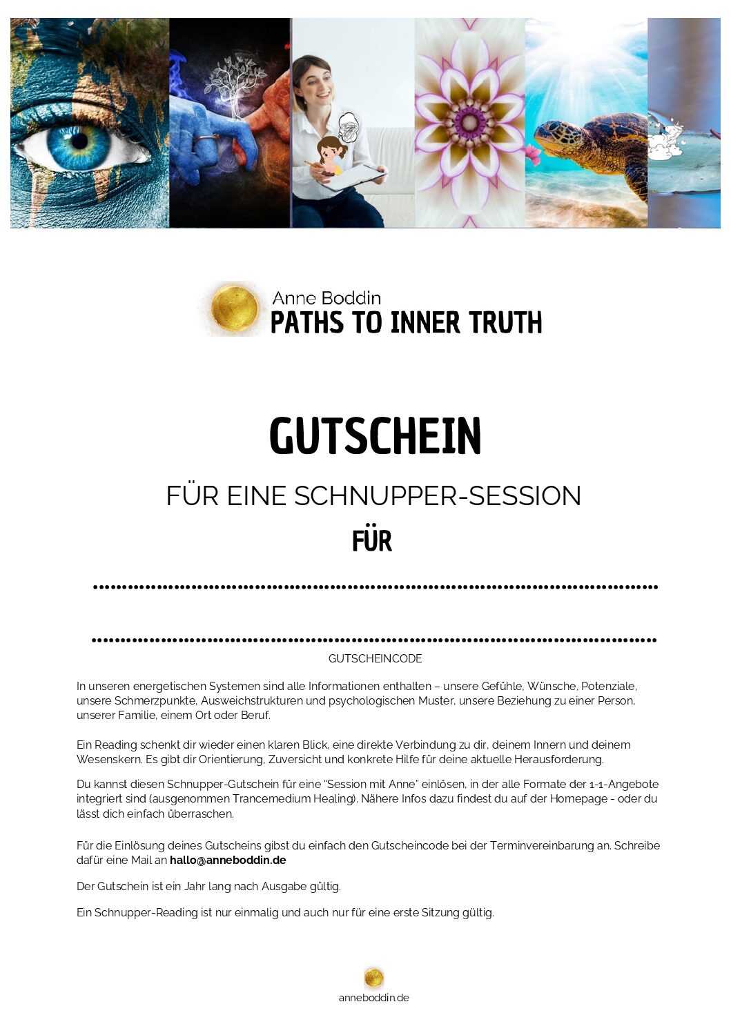 Schnupper-Session Gutschein – Bild 2